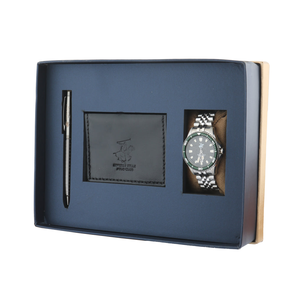 Beverly Hills Polo Club Men’s Analog Black Dial Watch – BP3559X.360