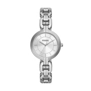 Fossil Women’s Quartz Watch with Stainless Steel Bracelet and Silver Dial BQ3945