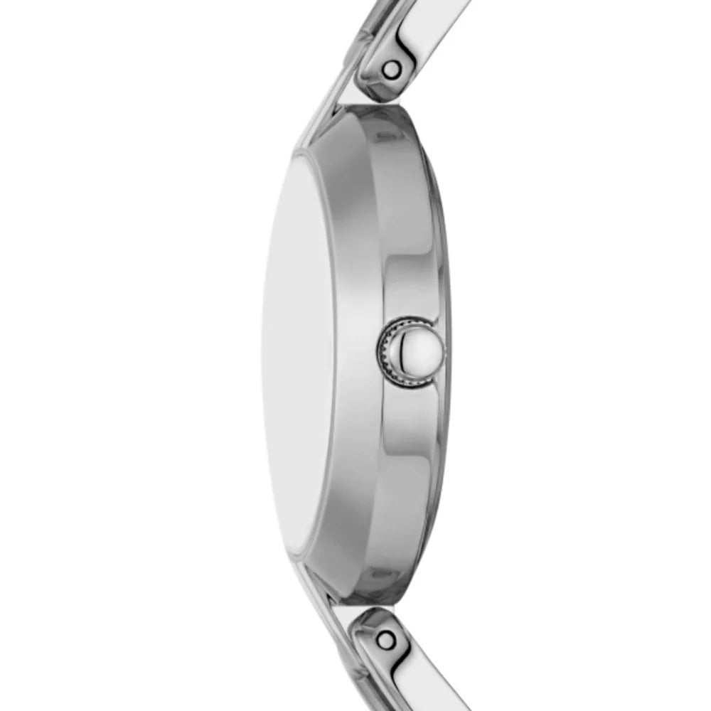 Fossil Women’s Quartz Watch with Stainless Steel Bracelet and Silver Dial BQ3945