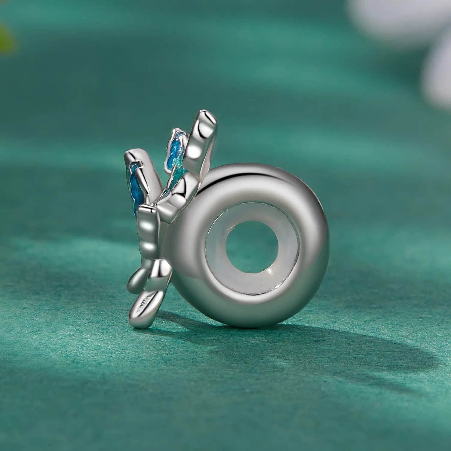 Double Butterfly 925 Silver Charm