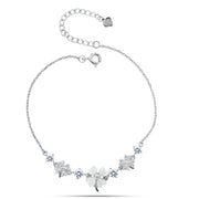 Flower 925 Silver Bracelet