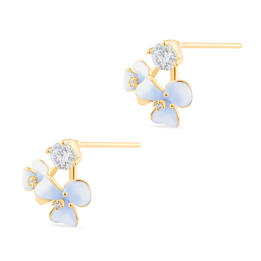 Narcissus Flower 925 Silver Earring