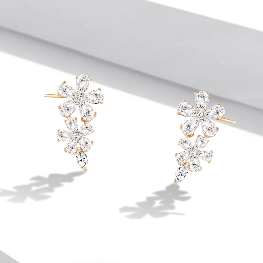 Zircon Flower Earring