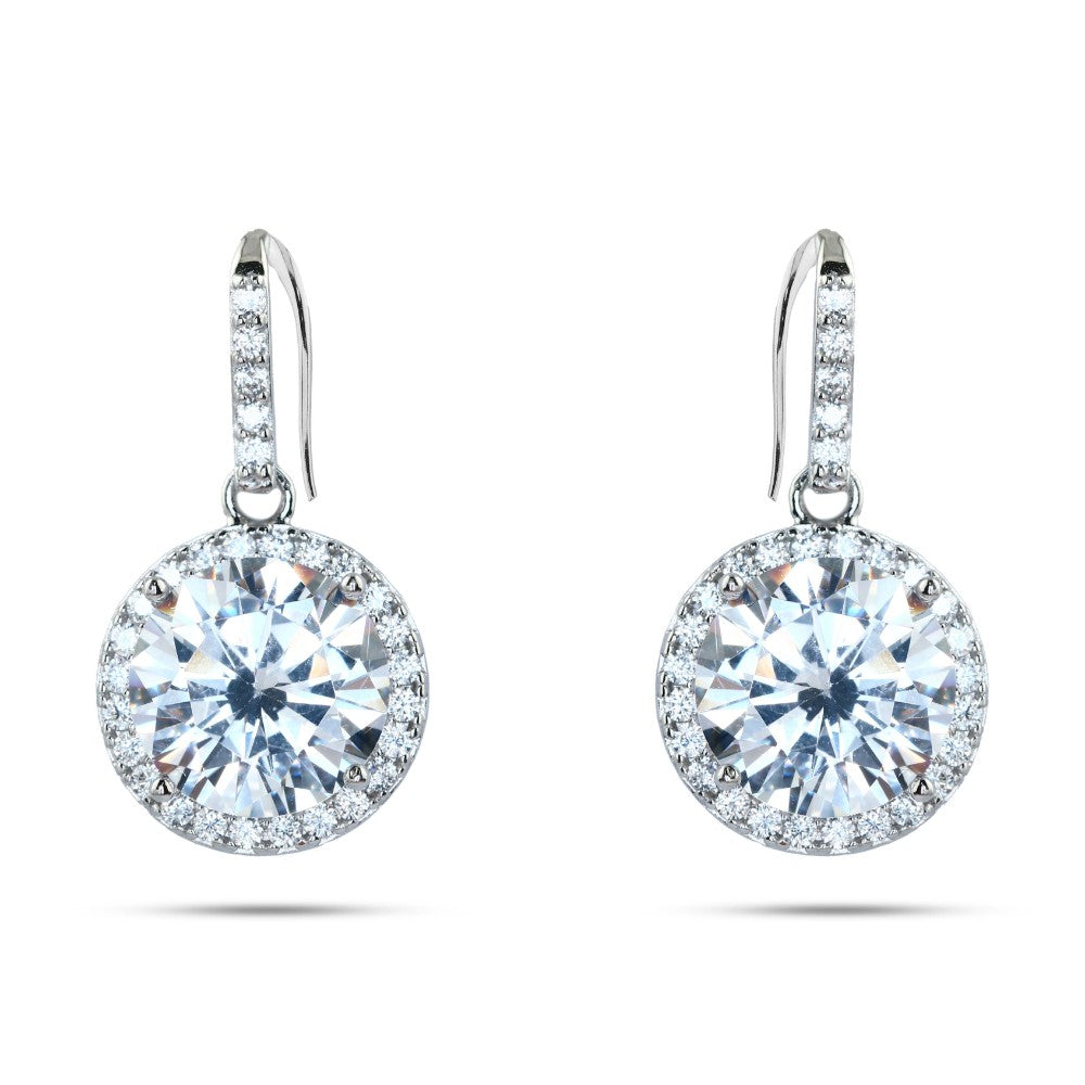 Zircon Flower Earring