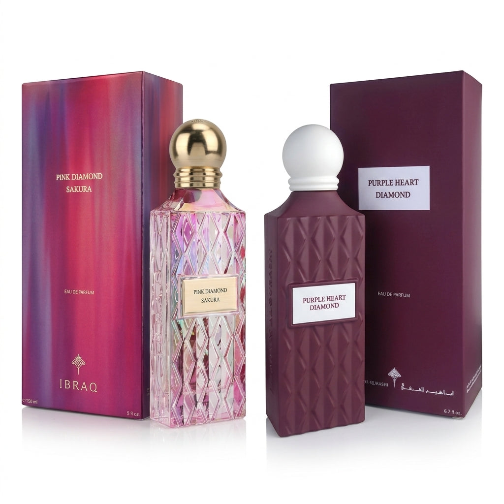 Women’s Perfume Duo – Pink Diamond Sakura & Purple Heart Diamond