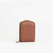 Seven K Genuine Leather Card Holder for Men - Tan