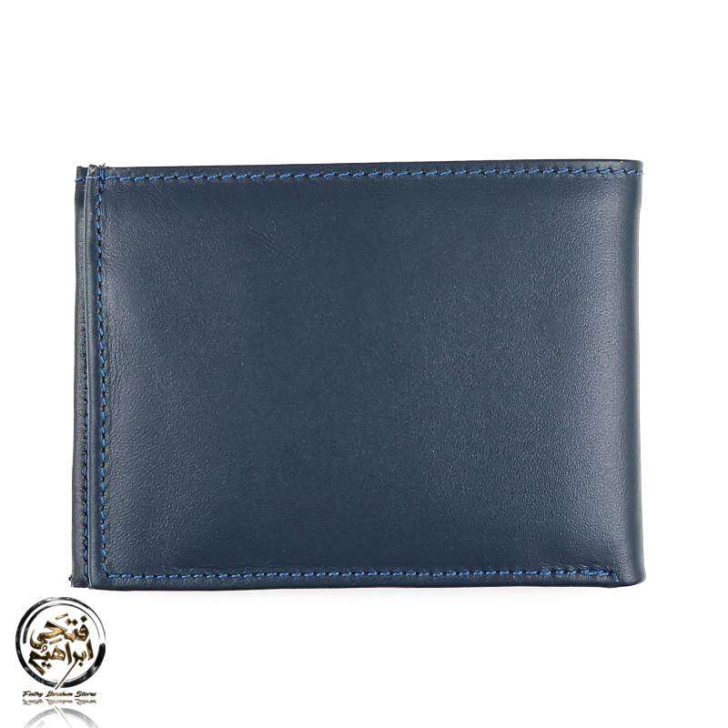 Seven K Men's Genuine Leather Coin Pocket Wallet, Blue