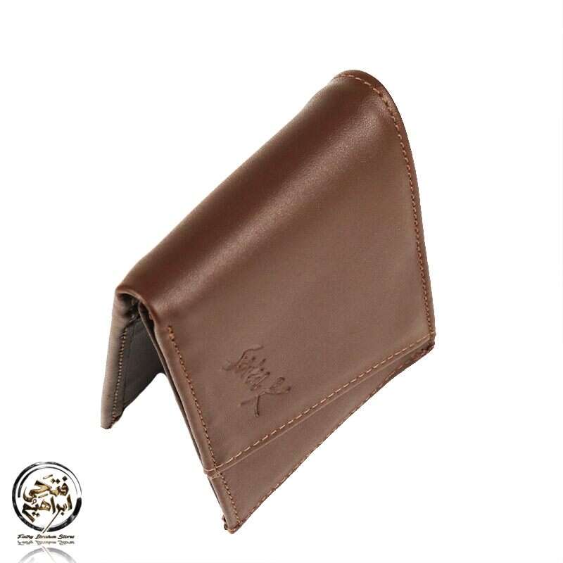 C2201N- محفظة جلد طبيعي بجيب للعملات المعدنية للرجال من سيفن كيه, بني