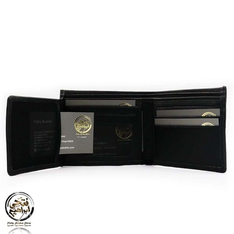 Seven K Men's Genuine Leather Wallet, Black