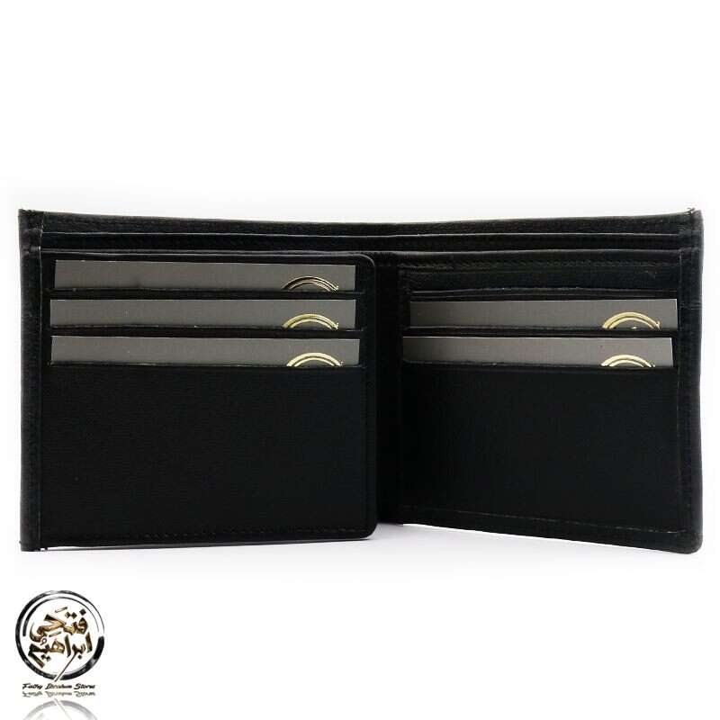 Seven K Men's Genuine Leather Wallet, Black