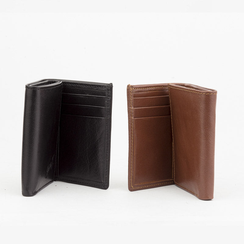 C2259U - Natural Leather Wallet for Men from Seven K, Havana