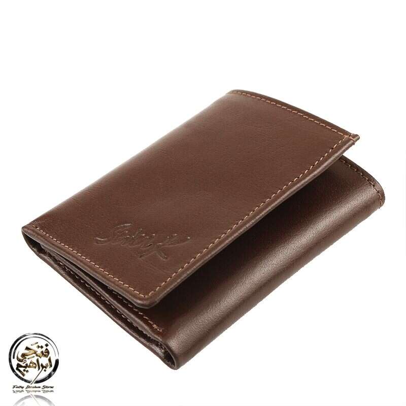C2259N - Natural Leather Wallet for Men by Seven K, Brown