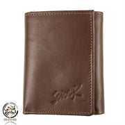 C2259N - Natural Leather Wallet for Men by Seven K, Brown
