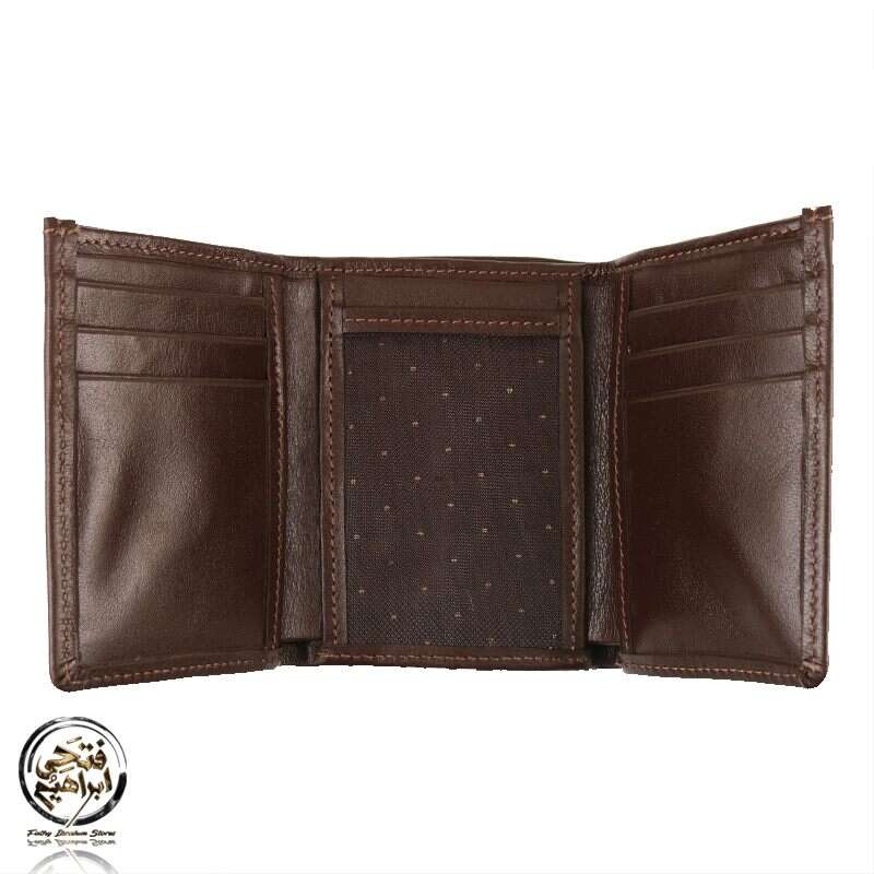 C2259N - Natural Leather Wallet for Men by Seven K, Brown
