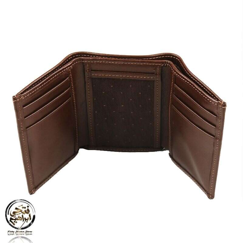 C2259N - Natural Leather Wallet for Men by Seven K, Brown