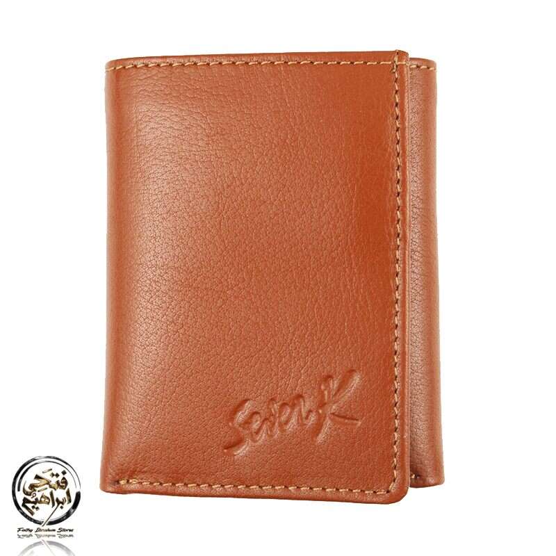 C2259U - Natural Leather Wallet for Men from Seven K, Havana