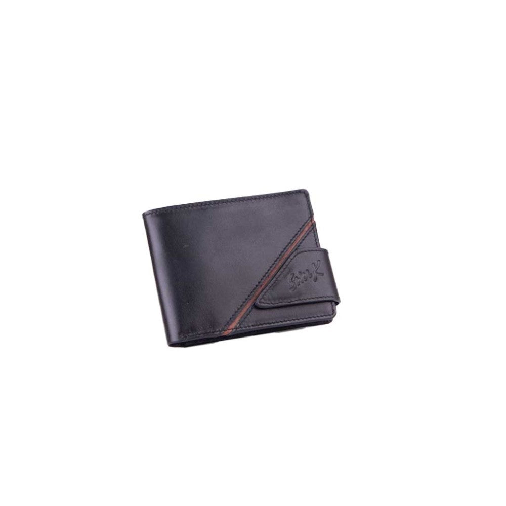 Seven K Men’s Genuine Leather Wallet – Black