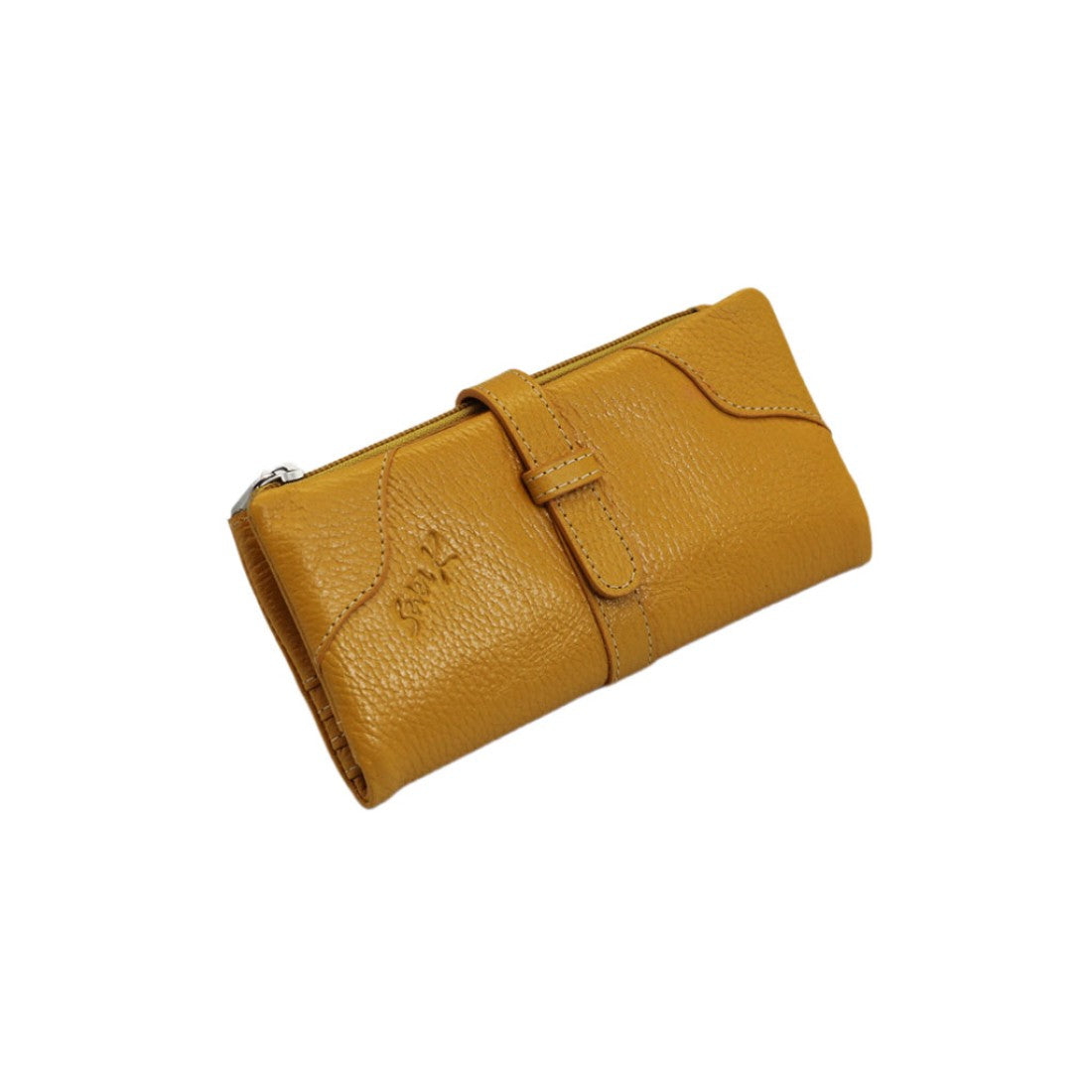 Classic Women's Wallet in Yellow – Genuine Leather by Seven K