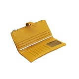 Classic Women's Wallet in Yellow – Genuine Leather by Seven K