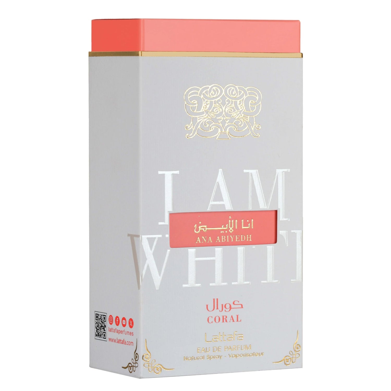Ana Abiyed Coral By Lattafa Eau De Parfum 100 ml For Unisex