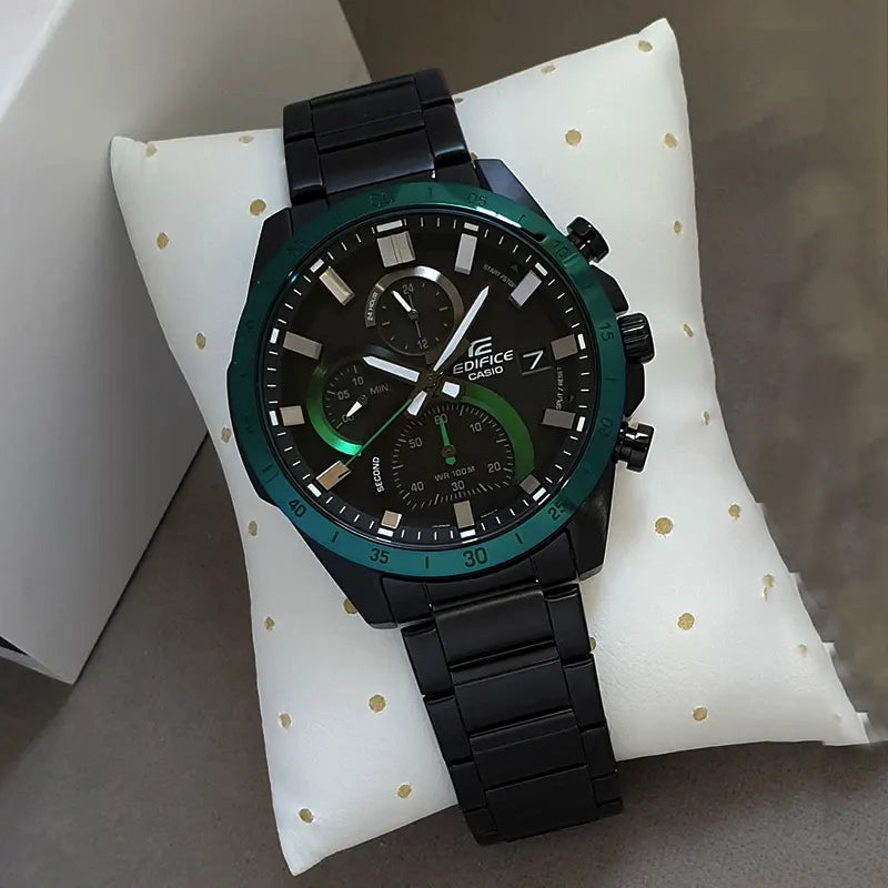 EFR-571DC-1AVUDF - Casio Edifice Chronograph Men's Watch with Plated Stainless Steel Strap
