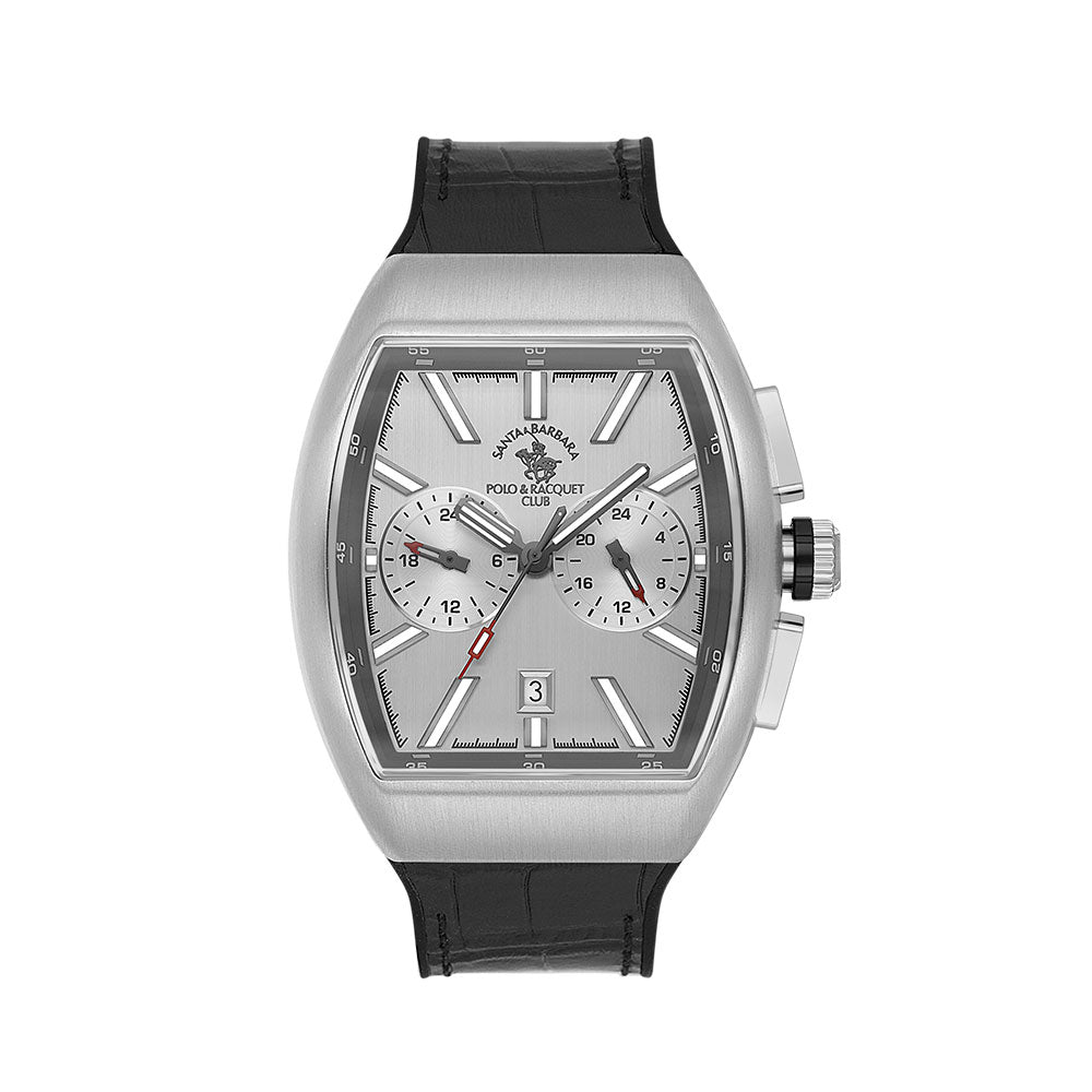 SANTA BARBARA POLO & RACQUET MEN’S WATCH SILVER DIAL SB.1.10607-1