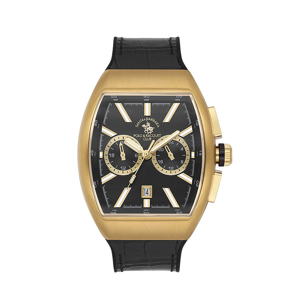 SANTA BARBARA POLO & RACQUET MEN’S WATCH BLACK DIAL SB.1.10607-4