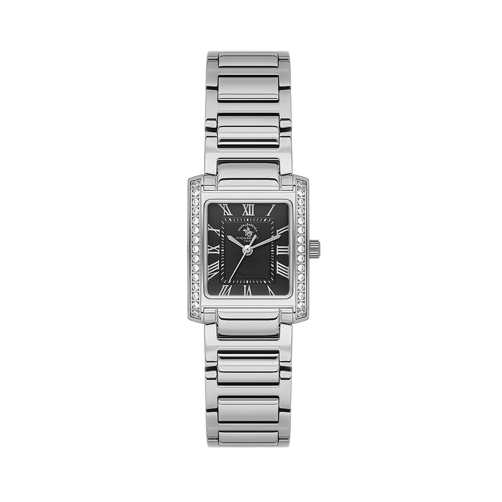 ساعة سانتا باربرا بولو أند راكيت النسائية بمينا سوداء SB.1.10611-2