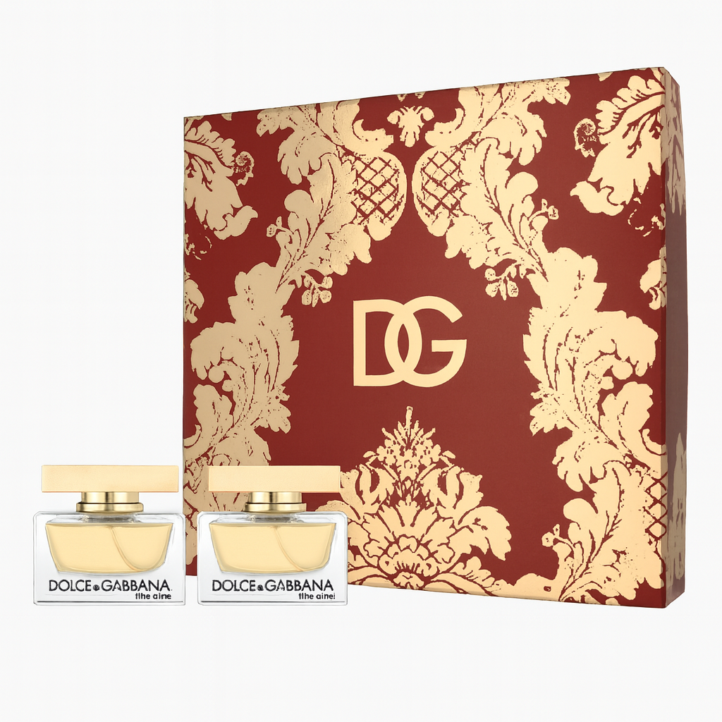 عطر ذا ون للنساء من دولتشي آند غابانا – أو دو بارفان 50 مل مع عينة 4.5 مل وجل استحمام 50 مل