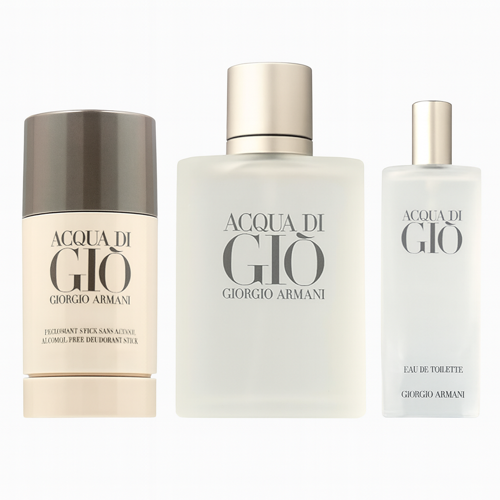 Giorgio Armani Acqua Di Giò For Man Set EDT 100ml + EDT 15ml + Deodorant Stick 75g