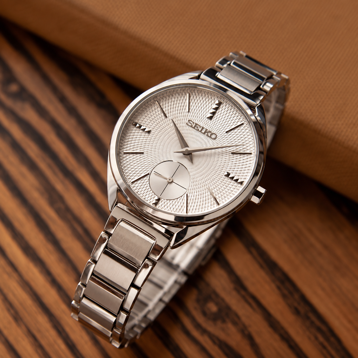 Seiko Classic White Dial Small Seconds Men's Watch