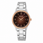 Seiko Dark Brown Dial Women's Watch