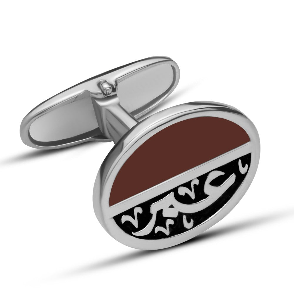 Customized 925 Silver Cufflink
