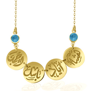 عقد فضة عمولة عيار 925