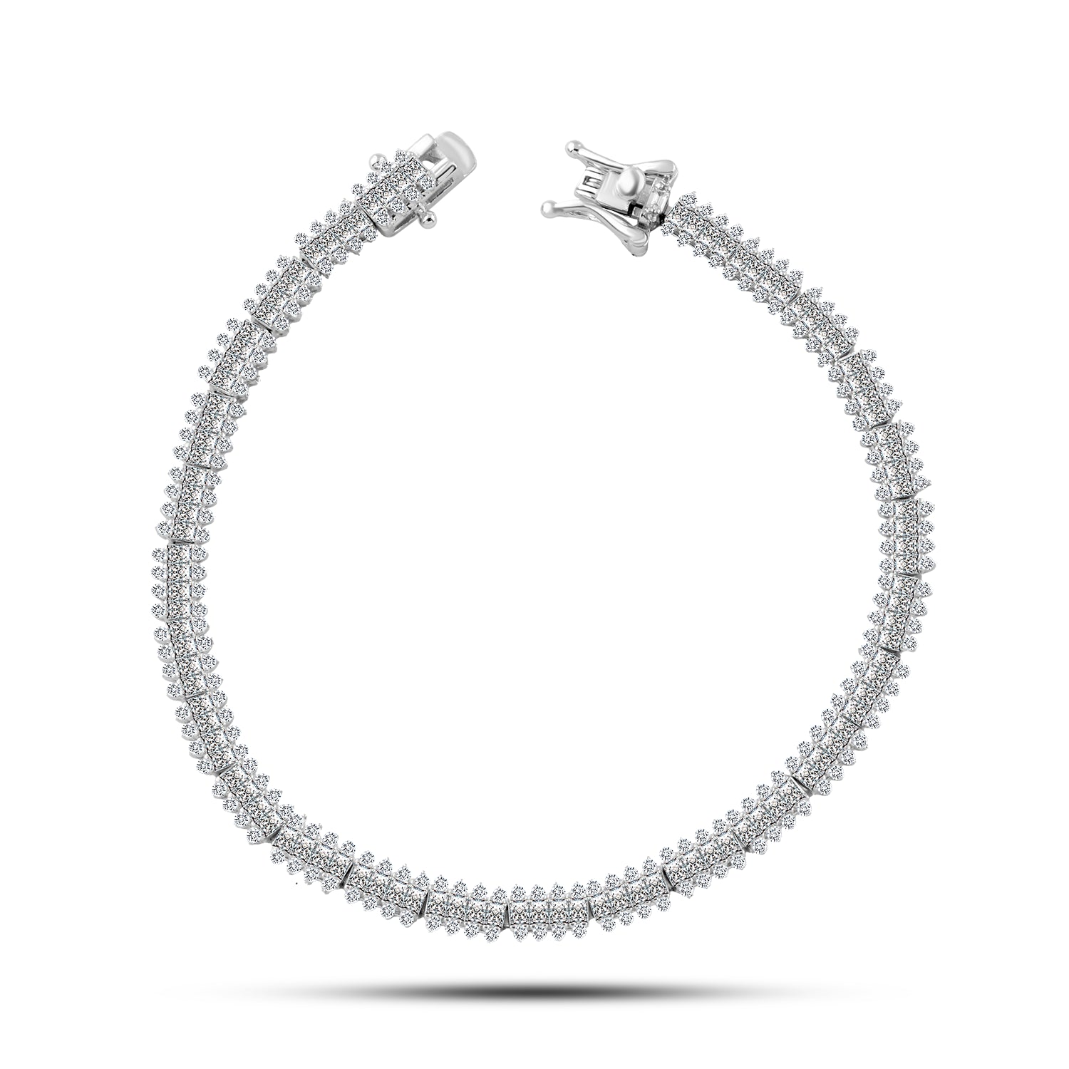 Tennis Zircon 925 Silver Bracelet