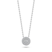 Shine Silver Necklace 925 Adorned with Sparkling Zircon Stones