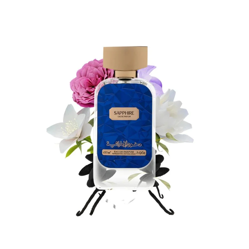 عطر سافاير من دخون الإماراتية أو دو بارفان للجنسين - 100 مل