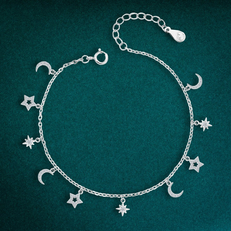 خلخال "سحر السماء" فضة عيار 925