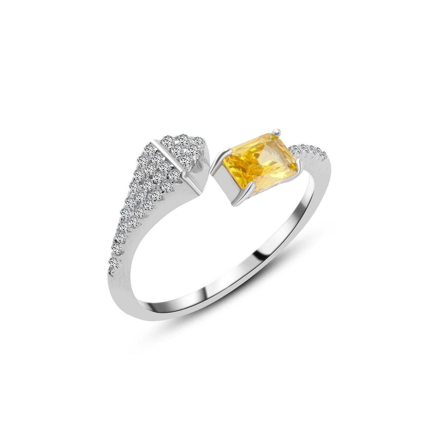 Classic Zircon 925 Silver Bangle