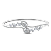 Classic Zircon 925 Silver Bangle