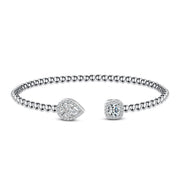 Touch of Elegance Zircon 925 Silver Bangle