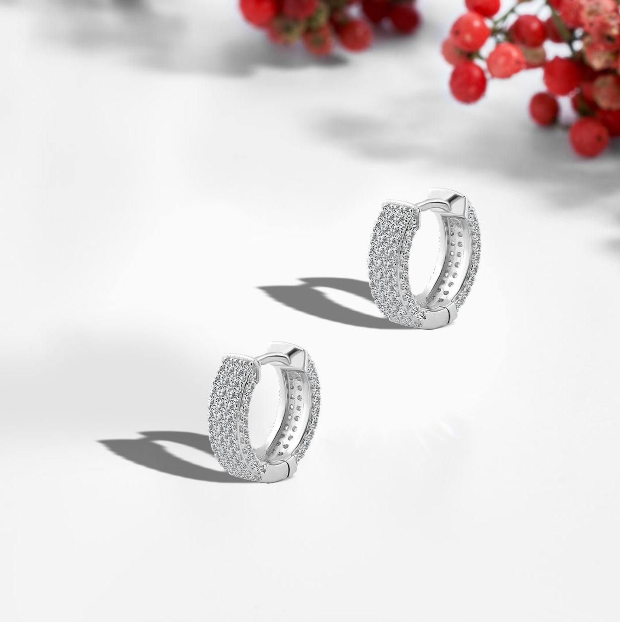 "Magic Shine " 925 Silver Earrings 