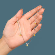 عقد القلوب فضة عيار 925