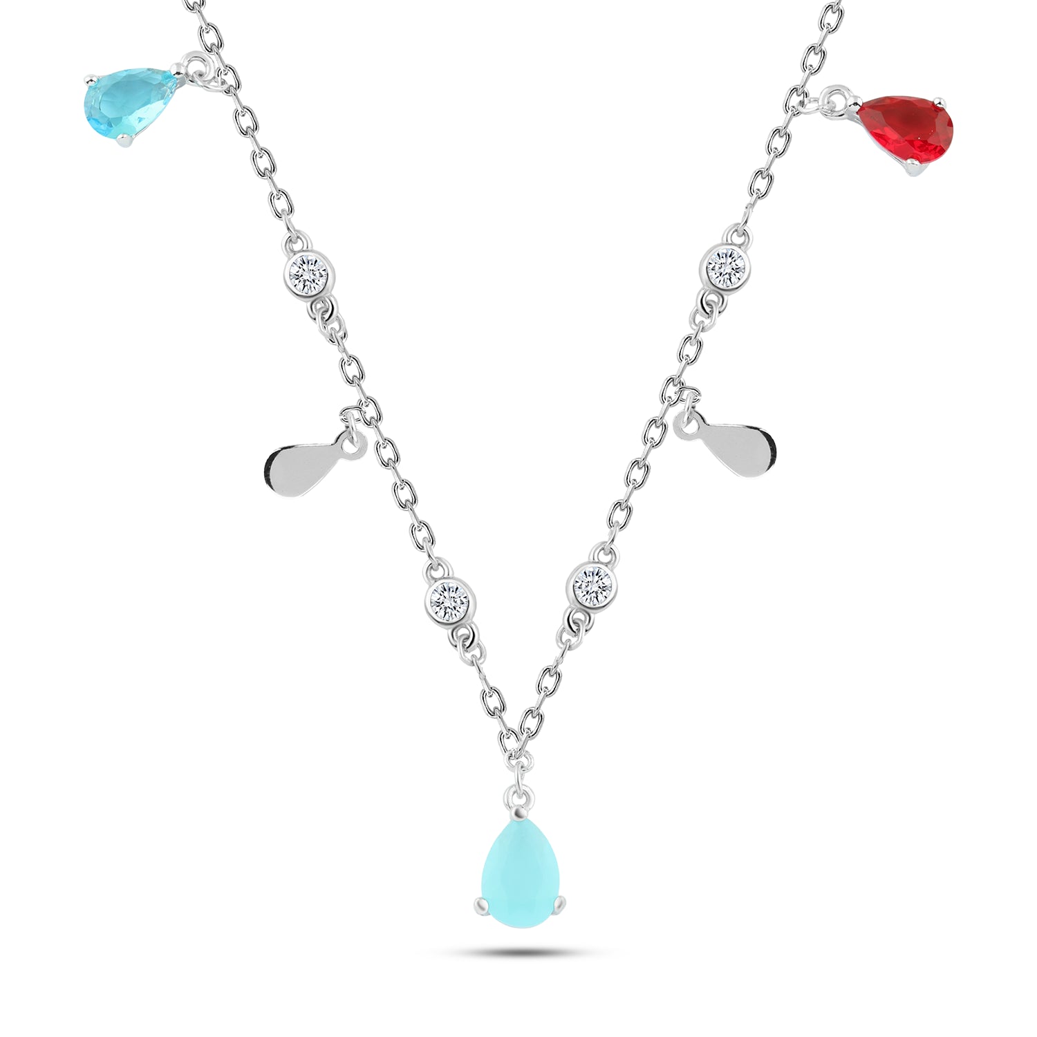 Necklace "Cheerful Colors" – 925 Silver
