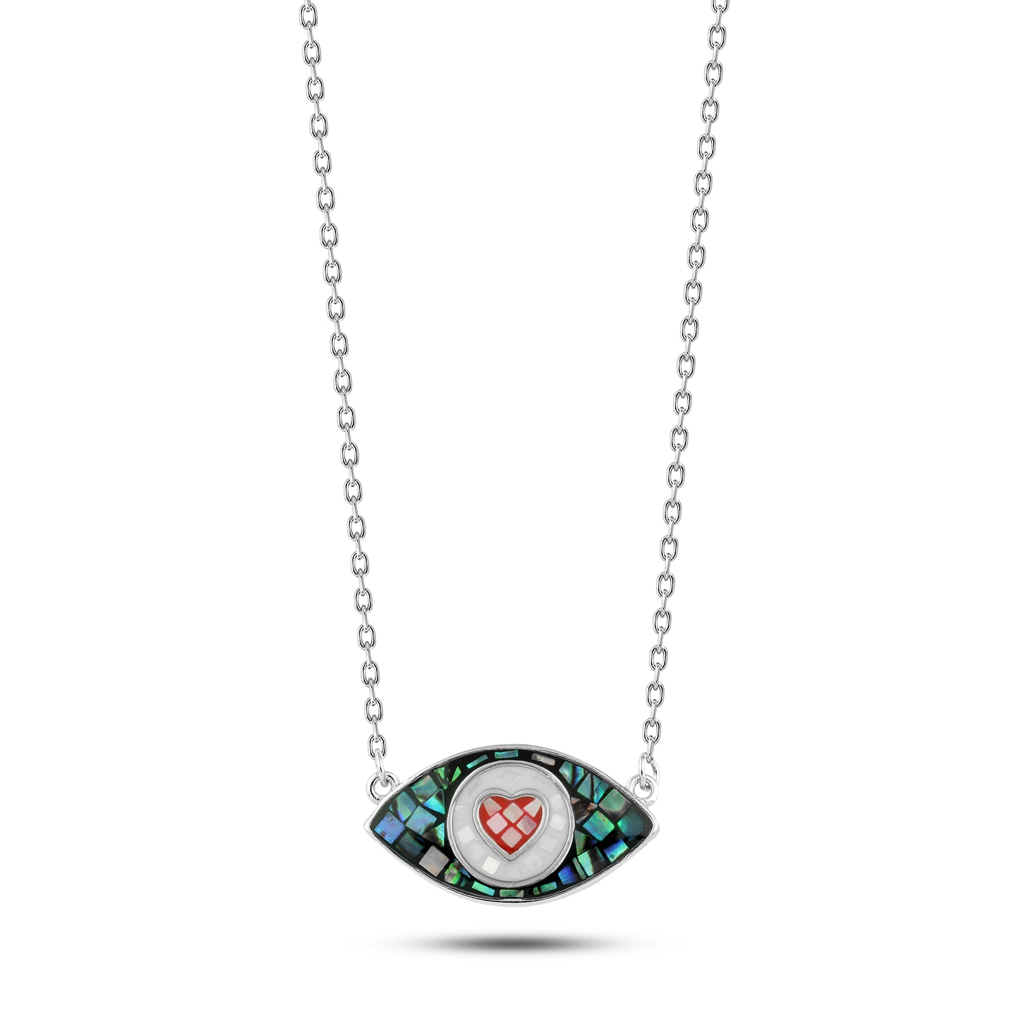 Necklace "Eye of Love" – 925 Sterling Silver