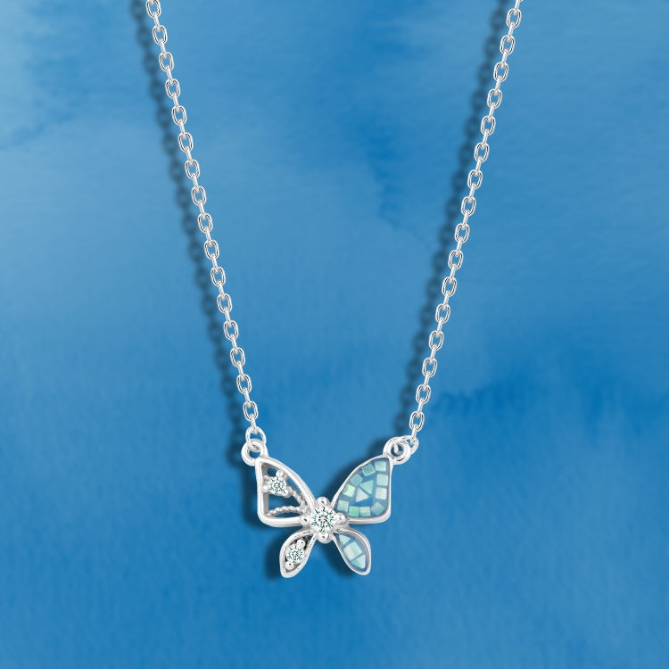 عقد "فراشة الأحلام" فضة عيار 925