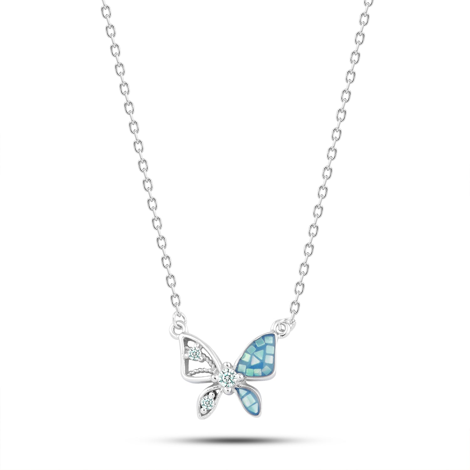 عقد "فراشة الأحلام" فضة عيار 925