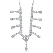 Silver 925 Necklace with Sparkling Stones – Luxury Design