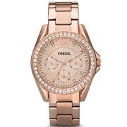 Fossil Women's Rose Gold Watch, Stainless Steel - ES2811
