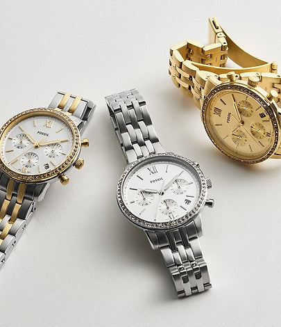 Fossil Stainless Steel Chronograph women’s Watch